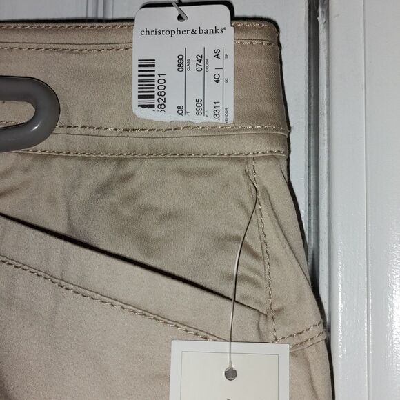 Christopher & Banks  Tan Signature Comfort  dress pants NWT Sz 12 - Picture 4 of 6